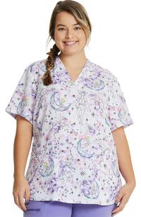 Top by Cherokee Uniforms, Style: HS663-PEGD