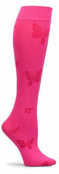 Compression Socks Butterf by Sofft Shoe (Nurse Mates), Style: NA0044799-PINK